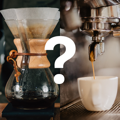 Filterkaffee vs. Espresso - Wer hat mehr Koffein?