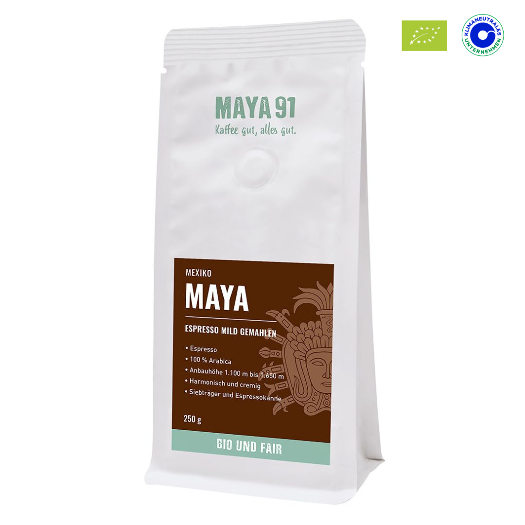 MAYA BIO Fair Trade Espresso (Gemahlen)