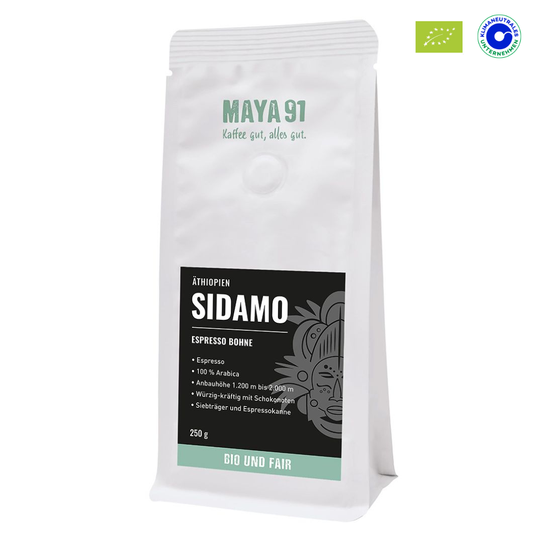 SIDAMO BIO Fair Trade Espresso (Bohne)