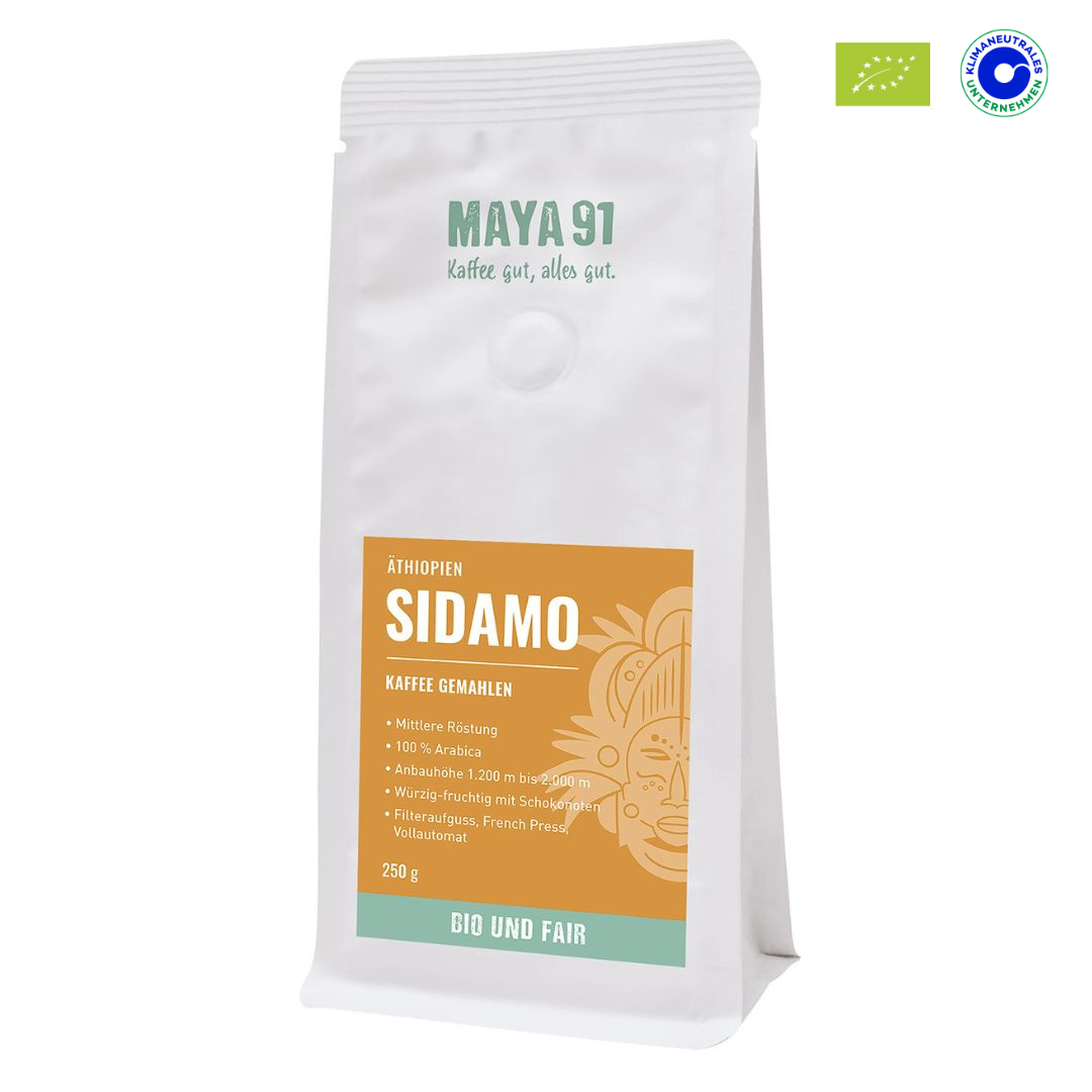 Sidamo BIO Fair Trade Kaffee (Gemahlen)